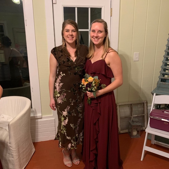 cabernet bridesmaid dresses wedding